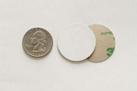 Type 2 NTAG213 NFC Sticker - On-metal - Circle (30mm) - 1+