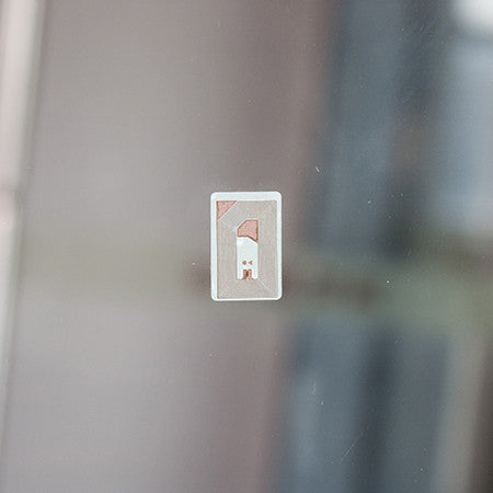Anti-tamper mini rectangle tag - NTAG213