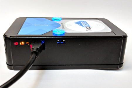 TappyBLE with wired AC adapter power