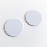 Blank white PVC token - NTAG213 - 30mm dia