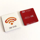 NTAG213 PET sticker - 3M VHB adhesive - 30mm square