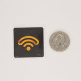 NFC Windshield Barnacle Anti-Tamper Tag - NTAG213 - Square - 35mm