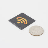 NFC Windshield Barnacle Anti-Tamper Tag - NTAG213 - Square - 35mm