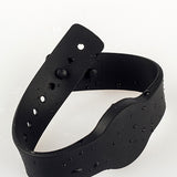 NFC Silicone Adjustable Wristband, Black with NTAG203 - 1+