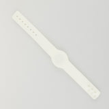 NFC Silicone Adjustable Wristband, White with NTAG203 - 1+