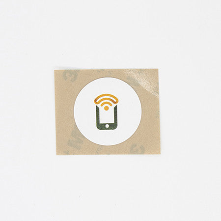 Round PET Tagstand Logo Sticker - NTAG215