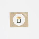 Round PET Tagstand Logo Sticker - NTAG215