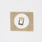Round PET Tagstand Logo Sticker - NTAG215