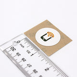 Round PET Tagstand Logo Sticker - NTAG215