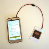 NFC Antenna Extender - 38cm long w/ 2x CR80 pads