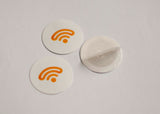 NTAG213 Iron-On Fabric Tag  with Tagstand logo - 30mm dia
