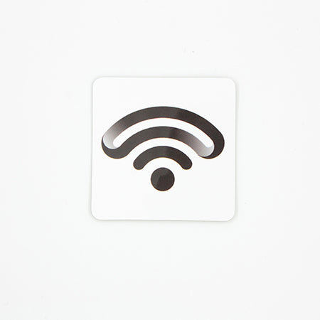 NFC On-metal Sticker - NTAG216 with logo - inspired by iPhone NFC