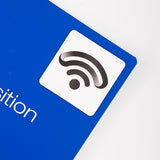 NFC On-metal Sticker - NTAG216 with logo - inspired by iPhone NFC