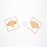 Kiss-cut NFC Infinity logo sticker - NTAG213 - Inspired by iPhone NFC
