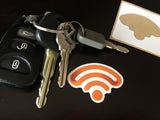 Kiss-cut NFC Infinity logo sticker - NTAG213 - Inspired by iPhone NFC