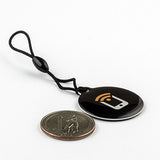 NFC Epoxy Hang Tag - - NTAG213 - Tagstand Black Logo - Circle 30mm